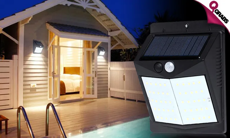 Solar LED Wall Light!
